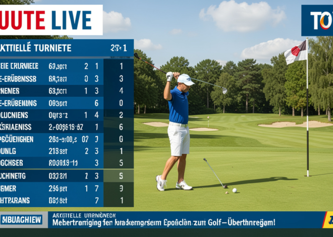 Golf heute live – Aktuelle Turniere, Live-Ergebnisse und Möglichkeiten zur Golf-Übertragung
